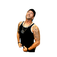 Image 4 of Black & White JH Brank Tank Top