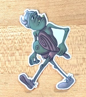 Image of Silly Orc Vinyl Sticker
