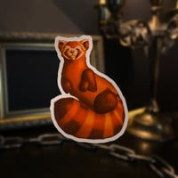 Image 1 of Fiery Ferret Avatar Sticker • 3.25"/8cm