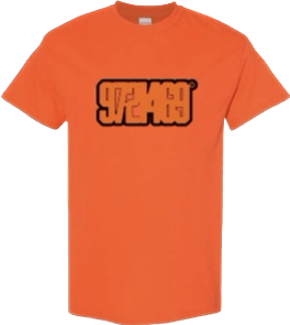 Image of L Town WEBO TRIO Orange Tee  - 9721469™  (Orange/Black)