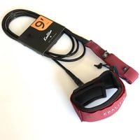 Image 2 of Koalition 9ft knee leash (red)