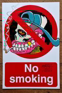 No Smoking.  (Large Sign) 