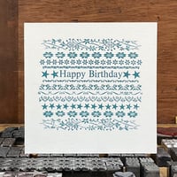 Image 2 of LETTERPRESS BIRTHDAY CARD