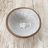 PEACE White Ceramic Trinket/Candle Dish