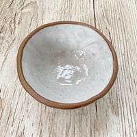 Image 4 of PEACE White Ceramic Trinket/Candle Dish