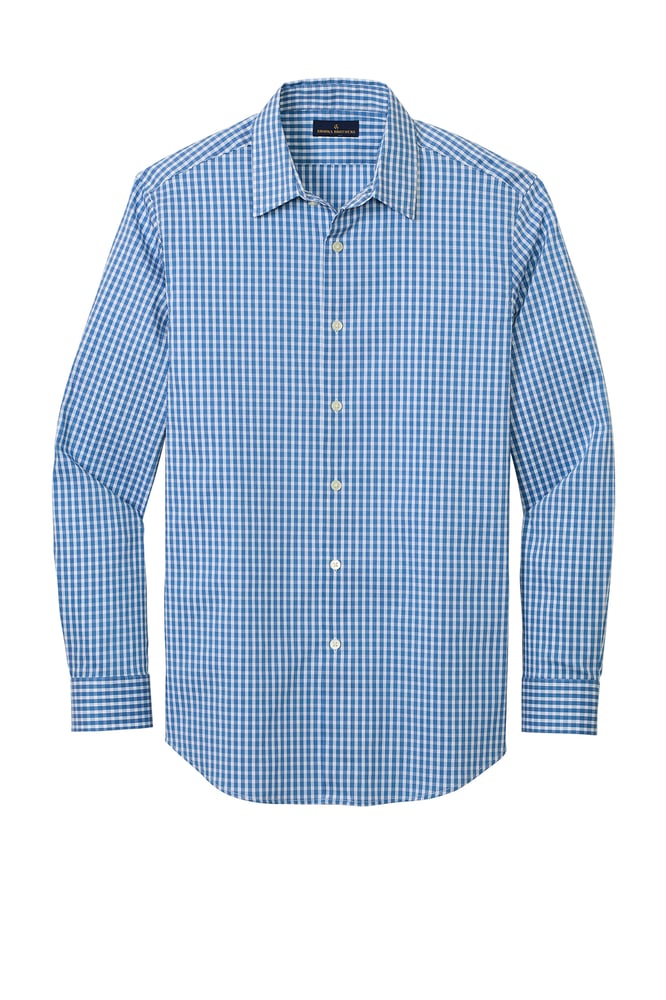 Image of **NEW** Brooks Brothers® Tech Stretch Patterned Shirt (BB18006)