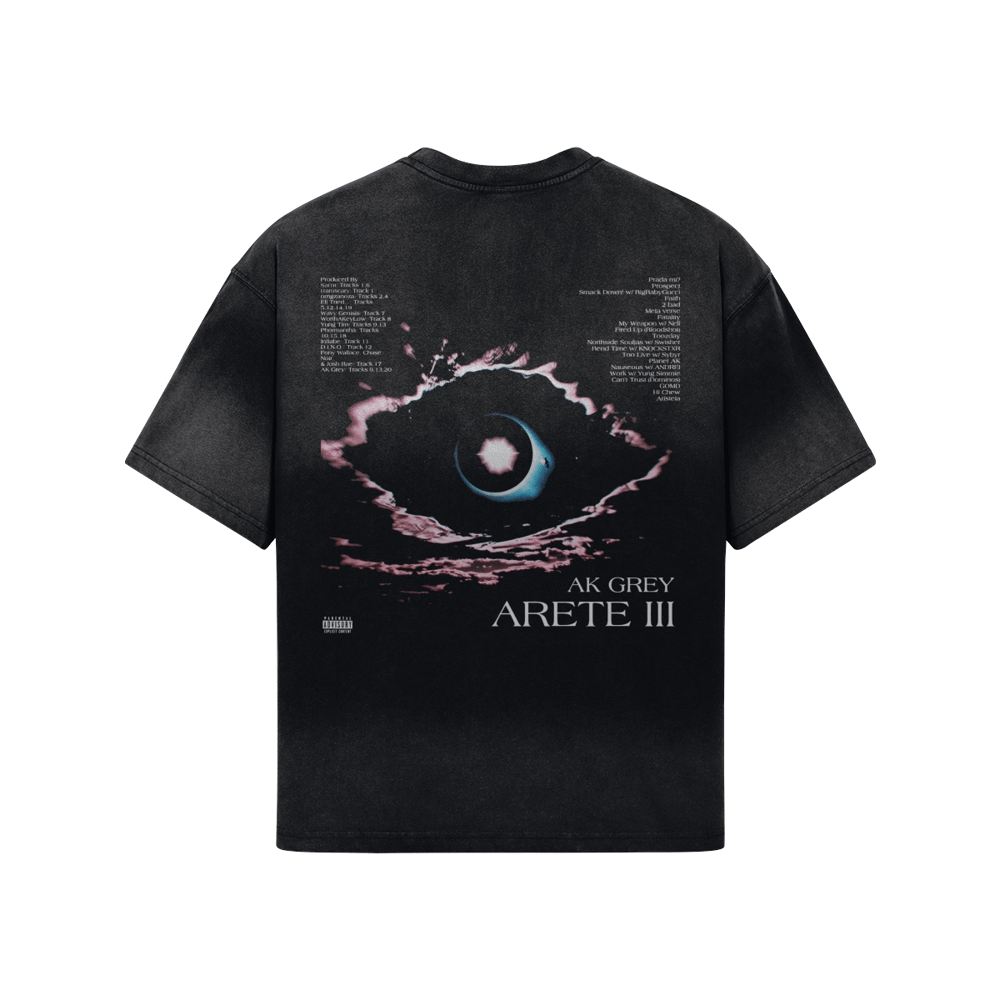 "Arete III" Unisex Boxy Tie-dyed T-shirt