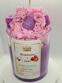 Image 2 of 8OZ Custom Made Dessert Candle| at check out add a brief discription of customization preferences 