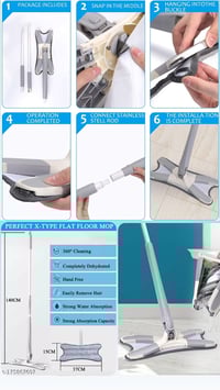 X-shape mop 