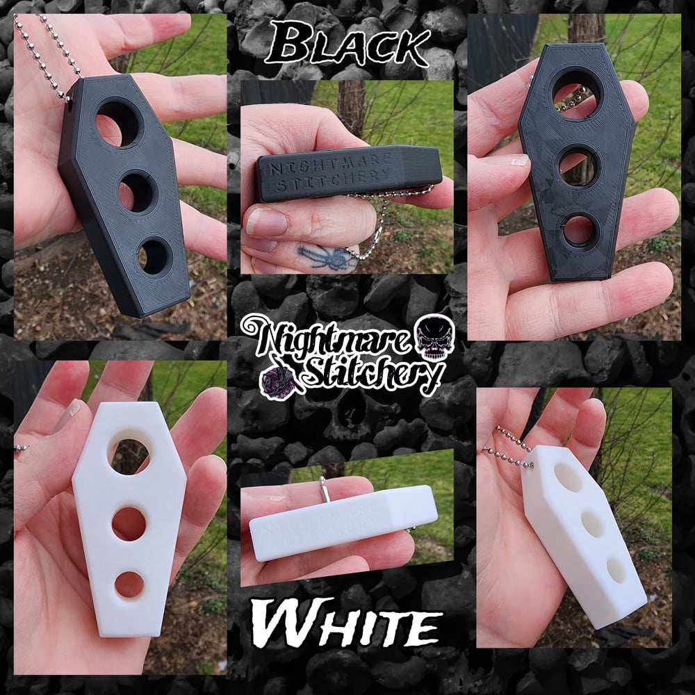Coffin shaped Safety Eye Tool