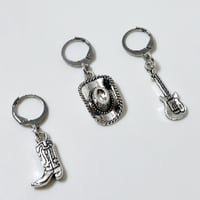 Image 2 of COW GIRL EARRING 