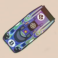 HOLOGRAPHIC HIPPIE STICKER