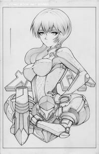 PIN UP #2 ORIGINAL ART SIGNED