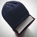 Large Thoth tarot case, In fuchsia satin brocade
