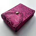Large Thoth tarot case, In fuchsia satin brocade