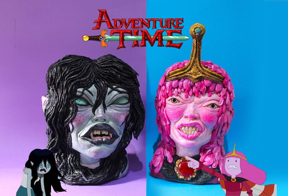 Marceline & Bubblegum sculpture set 
