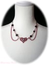 GAL Leopard Heart Necklace