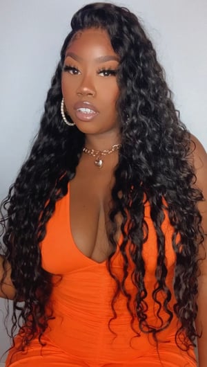 Image of Deep Wave 13”x4” Lace Front Wig in 26”