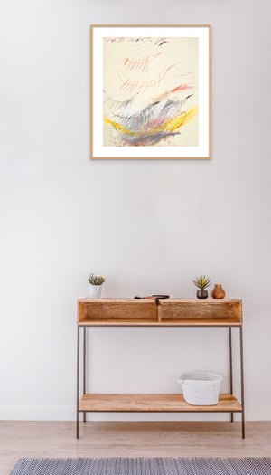 Image of Cy Twombly - Solar Barge of Sesostris, Fine Art Giclee Print, Abstract Poster