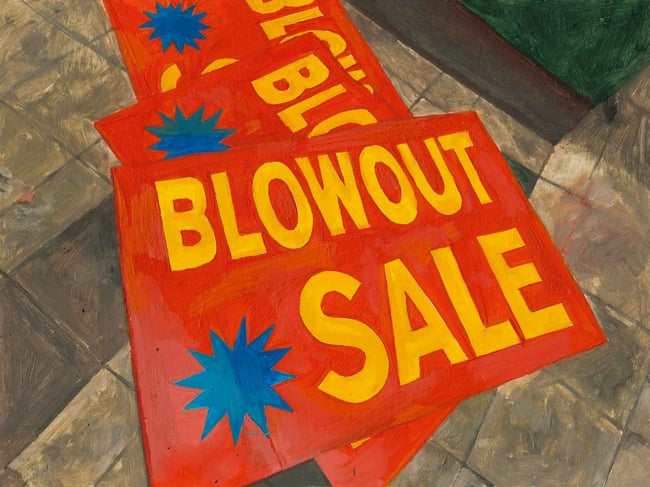 BLOWOUT SALE