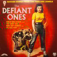 Image 1 of THE DEFIANT ONES -  Savage Songs From The Teen Age Jungle (LP) Black