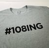 The Original #108ING Logo Tee (Dark Heather Grey)