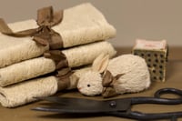 Image 2 of Viscose for wee friends ~ Stone 9" x 14"