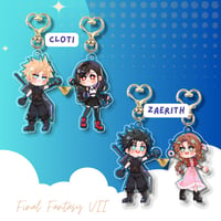FF7 DUO KEYCHAINS 