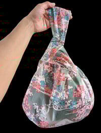 Image 2 of Asian Cherry Blossom Mt. Fuji Knot Bag 