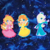 Image 1 of Mario Princesses Stickers