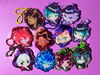 Image 2 of Twisted Wonderland Chibi Bust Acrylic Charms