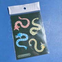 Image 2 of TOTK Dragon Worm on a String Clear Sticker Sheet