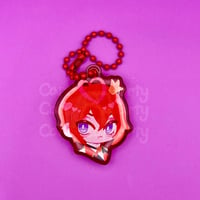 Image 3 of Twisted Wonderland Chibi Bust Acrylic Charms