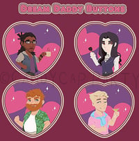 Image 2 of Dream Daddy Heart Buttons