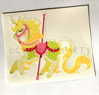 Image 3 of Mythical Unicorn Carousel (Wave 1) 3.5'' Stickers