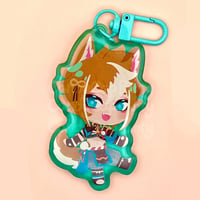 Image 3 of Doggy Boys Colorful Acrylic Charms- Genshin Impact