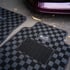 Dark Grey Checker Floor Mats Image 4