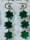 Image of Triple Green Mirror Shamrocks 