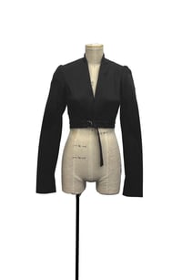 Image 1 of Selinda Jacket Black Linen