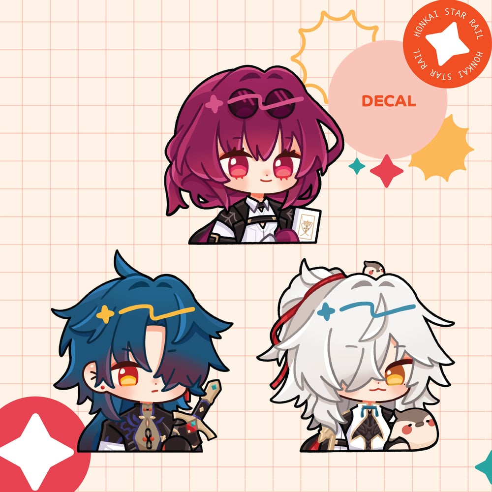 Honkai Star Rail Decals