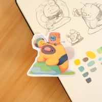 Image 2 of Bee, Cosmos, Sweets, Grub | Stickers