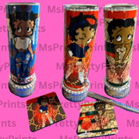 Image 1 of  Gucci Inspired Skinny Tumblers w/Personality