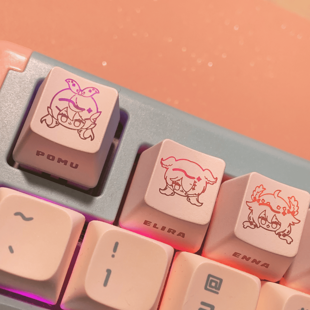 Nijisanji Keycaps