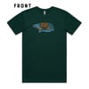 Devil's Blush - Blue Tongue - Tee - Pine Green
