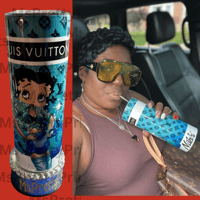 Image 2 of Louis Vuitton -Inspired Skinny Tumblers 