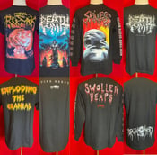 Image of Officially Licensed Total Rusak/Death Vomit/Skinless Cover Art/Logo Shirts!!