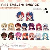 Image 3 of Fire Emblem: Three Houses Acrylic Pins