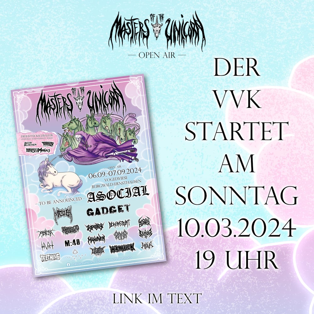 Image of Wochenendticket "Masters of the Unicorn 2024"