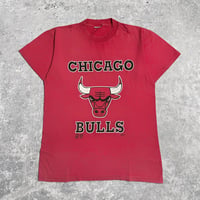 Image 1 of Chicago Bulls 1990's Red NBA T-Shirt