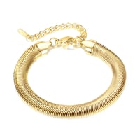 Image 1 of Gold Herringbone Bracelet